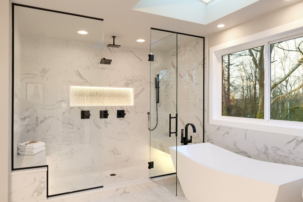 26 Space-Saving Shower Storage Ideas to Improve your Bathroom  Shower  storage, Bathroom remodel master, Corner shower caddy